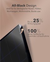 enjoy solar® Monokristallines Solarpanel – HPBC-Technologie, 230W 24V